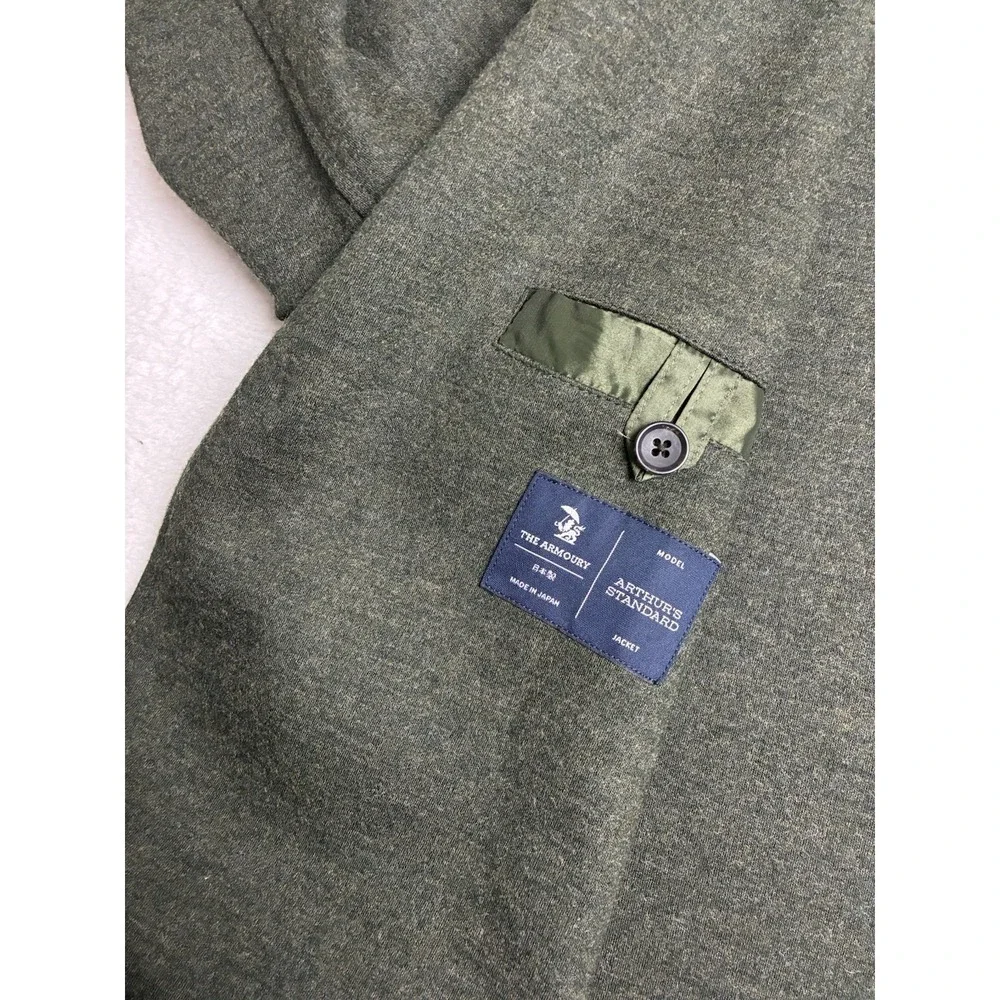 The Armoury Men's Arthur Standard Jacket, Sz 50, 100% Wool Knit Japan
